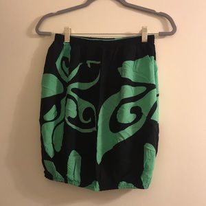 Hawaiian print Nahe Wahine tube top